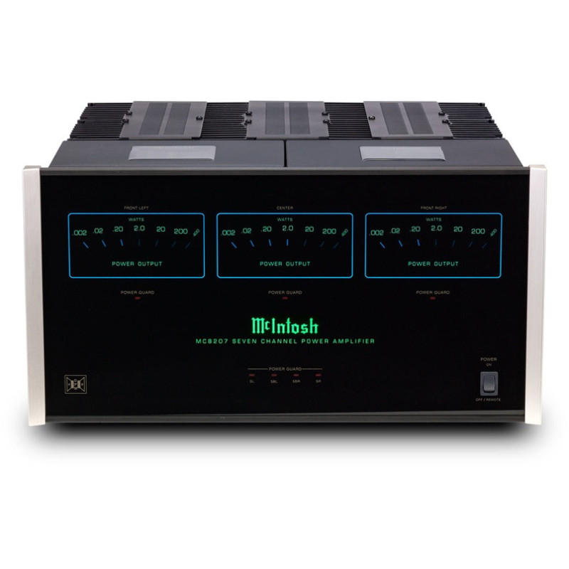McIntosh MC8207 - Wielokanałowy wzmacniacz mocy kina domowego (końcówka mocy) McIntosh MC8207 - Wielokanałowy wzmacniacz mocy kina domowego (końcówka mocy)